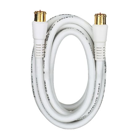RCA RCAVH603WHRV1 3FT RG6 CABLE WHT